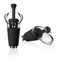 Пробка с каплеуловителем VacuVin Wine Server Stopper, 2шт, черный, подарочная упаковка