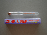 Спиртомер рюмочный от 0 до 80 градусов
