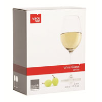         Glass Wine White Set of 2
